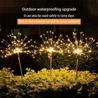 Новая Водонепроницаемая лампа для фейерверков, лампа на солнечной батарее 90150 светодиодов, лампа для сада, двора, террасы, заглушка