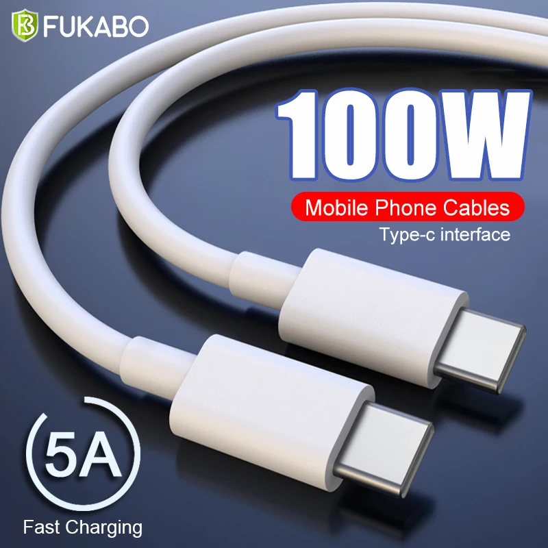 Кабель для быстрой зарядки USB C на Type PD 5A 100 Вт|Кабели мобильных телефонов| |