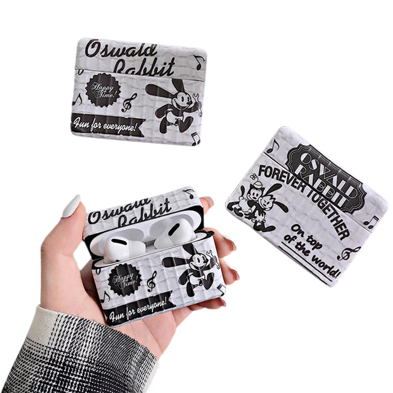 

Чехол с рисунками из мультфильмов, комиксов, Микки Мауса, квадратный, беспроводной, Bluetooth, Airpods, силикагелевый защитный чехол, подходит для ...