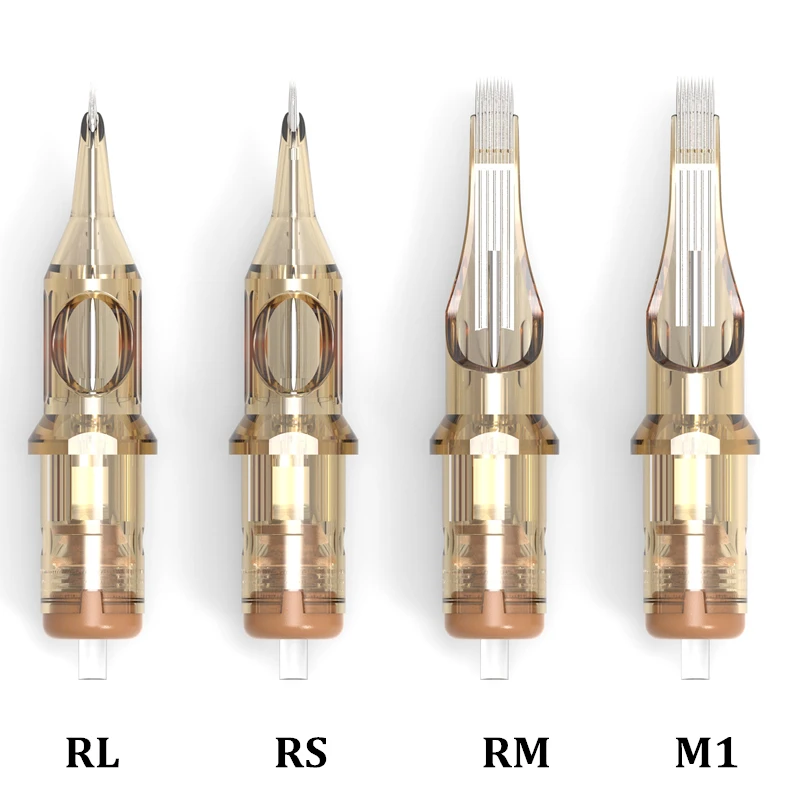 

20 шт./корт. Профессиональные усовершенствованные Одноразовые стерилизованные картриджи для тату уровня A #10 и #12 все модели RL/RS/RM/M1