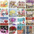 5d алмазная живопись сделай сам, цветочный пейзаж стразы, вышивка, мозаика, животное, корова, живопись, вышивка крестиком, украшение для дома, подарок