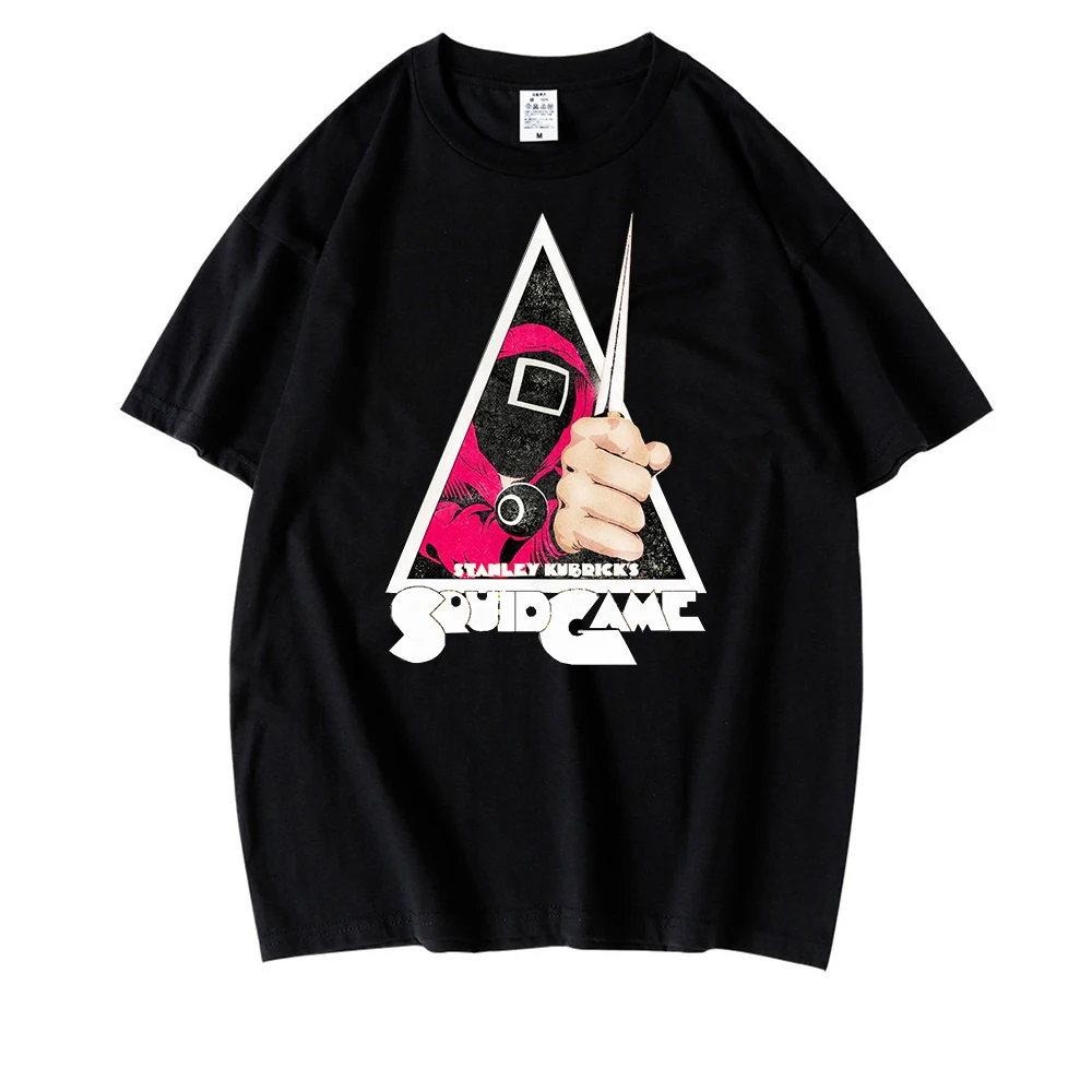 

Korean TV Squid Game T Shirt Men Kawaii Cartoon Summer Tops 456 Graphic Tees Unisex Harajuku Fashion Korean Style T-shirt Male