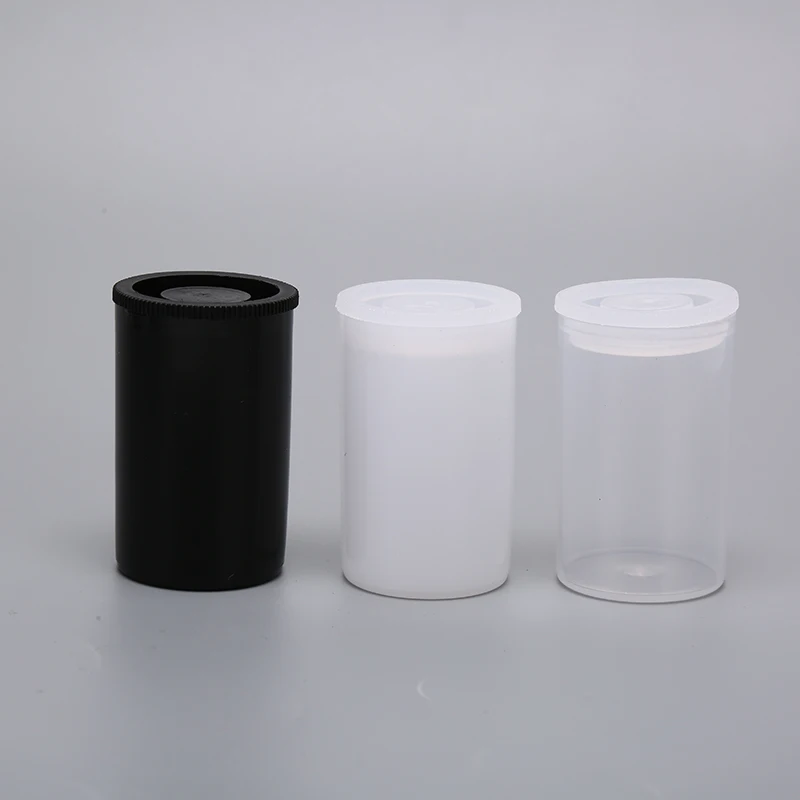 

20Pcs Plastic Empty Film Canister Camera Reel Container Storage Case Can For Accessories Art Beads Coin Pill Fishing Bait