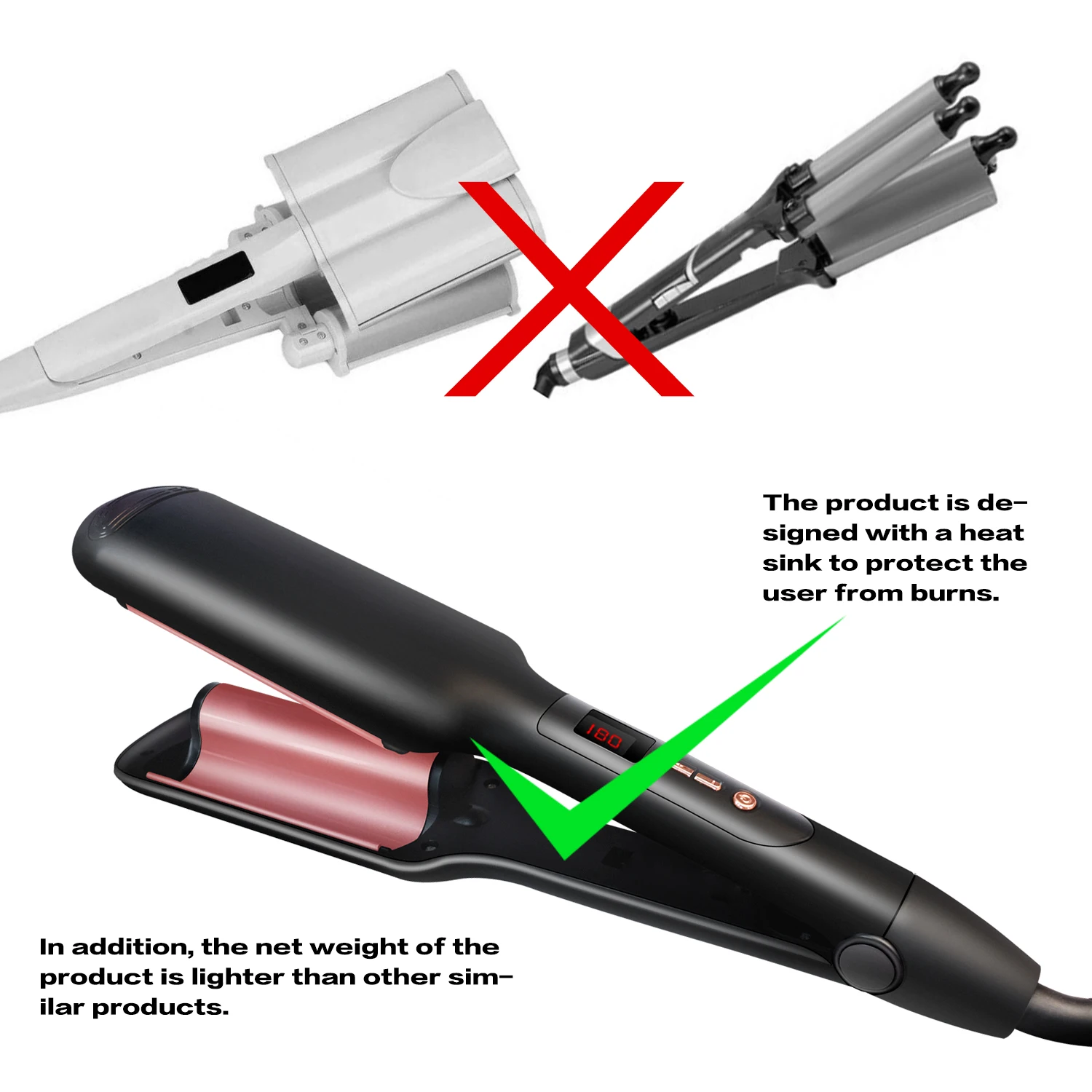 

Automatic Curling Iron Rotating Iron Hair Curler Salon Care Coating Professional Airwrap Roller Hair Curling Styling Curls Waves