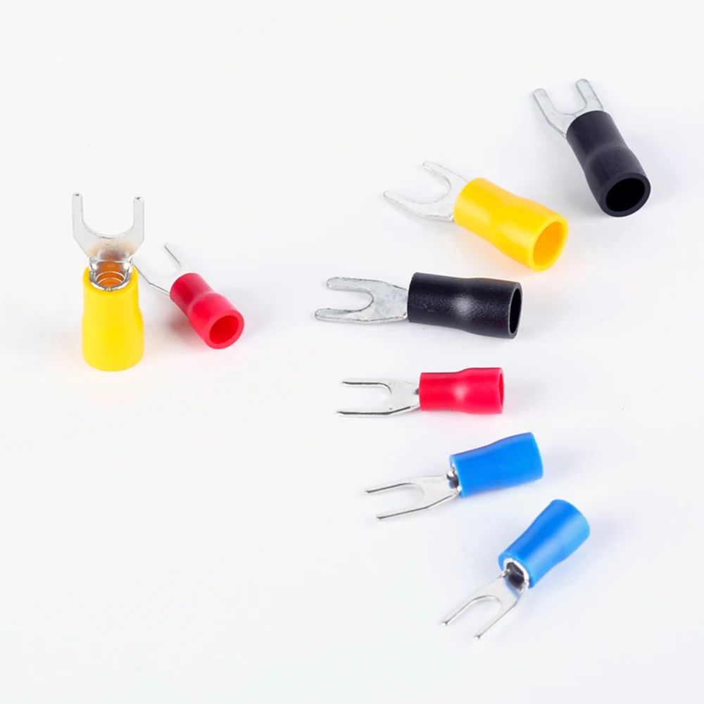 60 шт. кольцевые обжимные разъем для клемм проводов кабеля электрической вилки