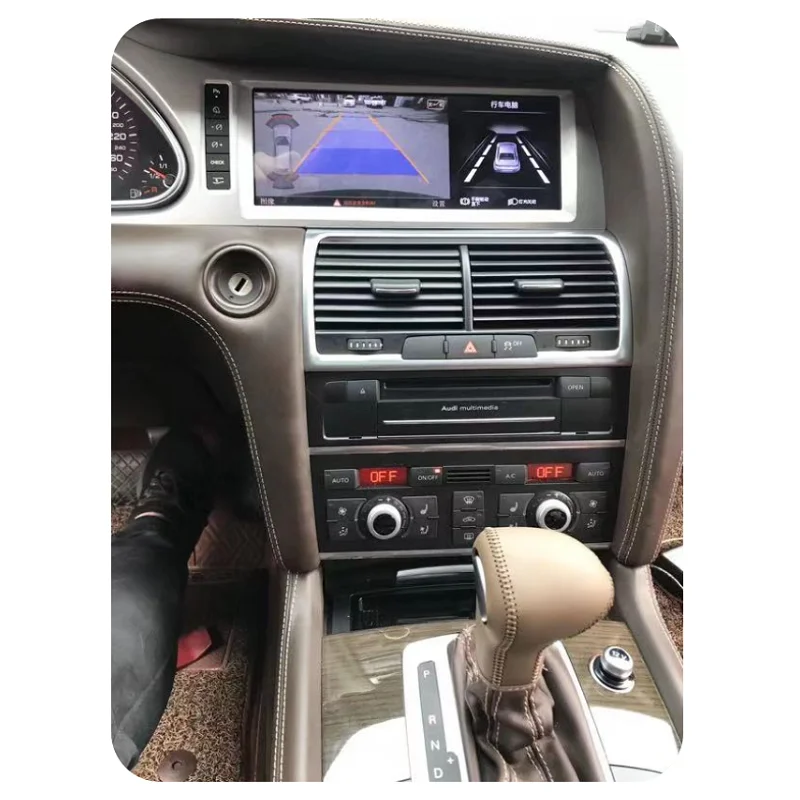Рамка для Android 9,0 dvd-плеер навигация Multimidia Радио 1 Din Android для Audi Q7/A6L