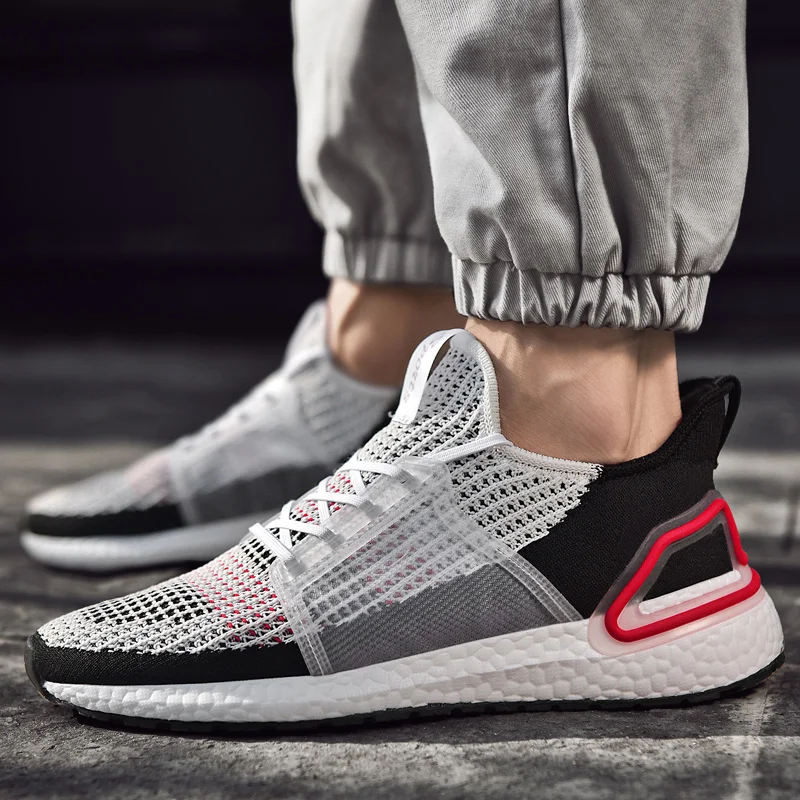 Мужские кроссовки с массажной сеткой Ultra Boost 19 легкие дышащие мужские спортивные