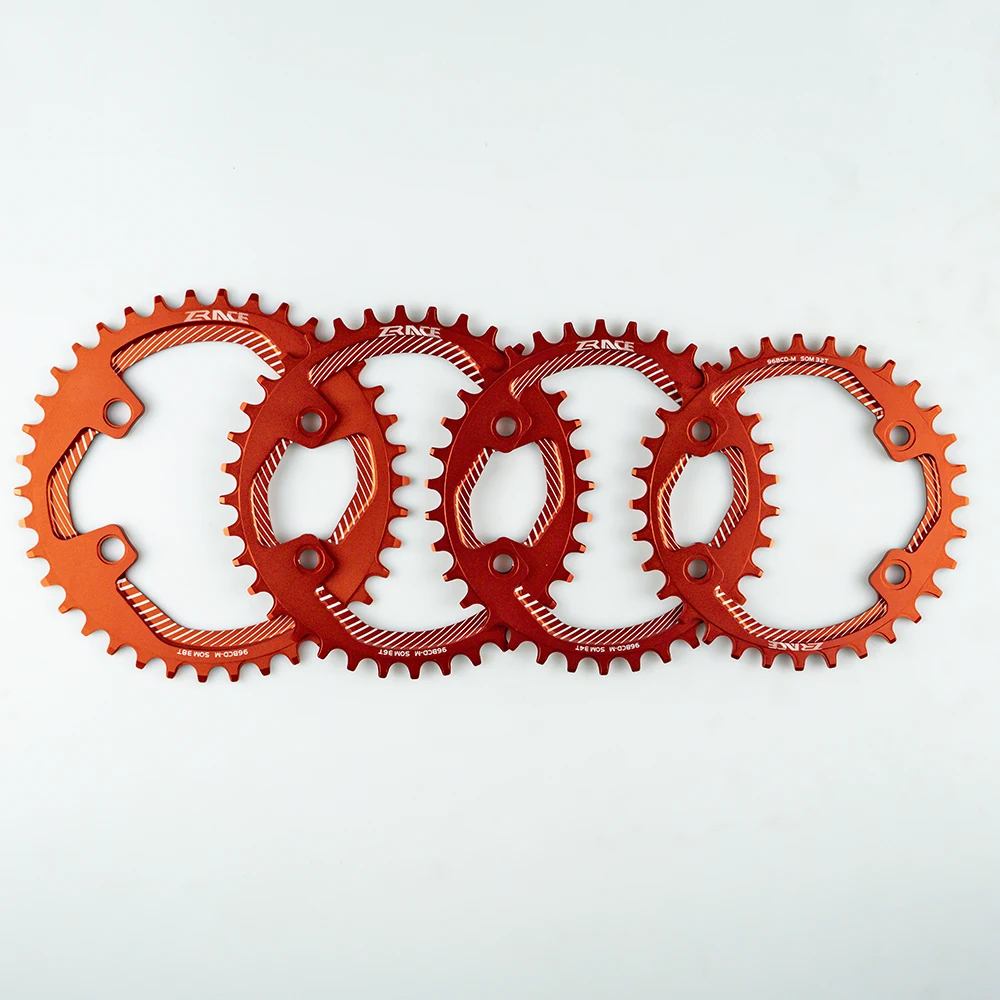 Звездочка цепная ZRACE AL7075 CNC MTB круглая звездочка Узкие Широкие зубья 104BCD 96BCD