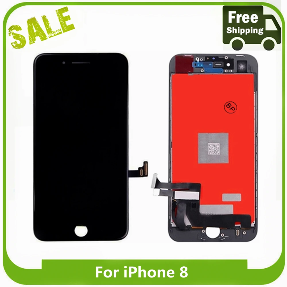 Качество AAAA ЖК-дисплей без битых линий для iphone 8 с сенсорным экраном и