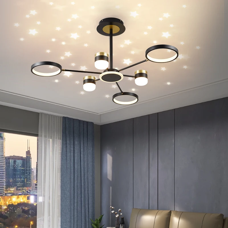 Светодиодная люстра для спальни кабинета гостиной кухни | Лампы и освещение