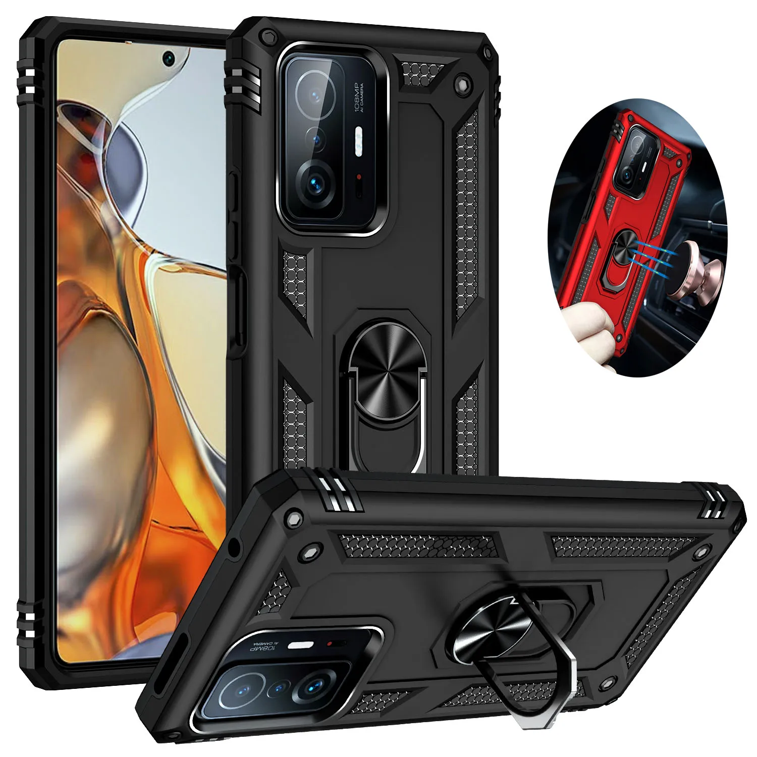 Чехол для Xiaomi Mi 11 10 9 Lite Pro Ultra 11T 11i 10T 9T бронированный противоударный чехол 9se cc9e A3Lite
