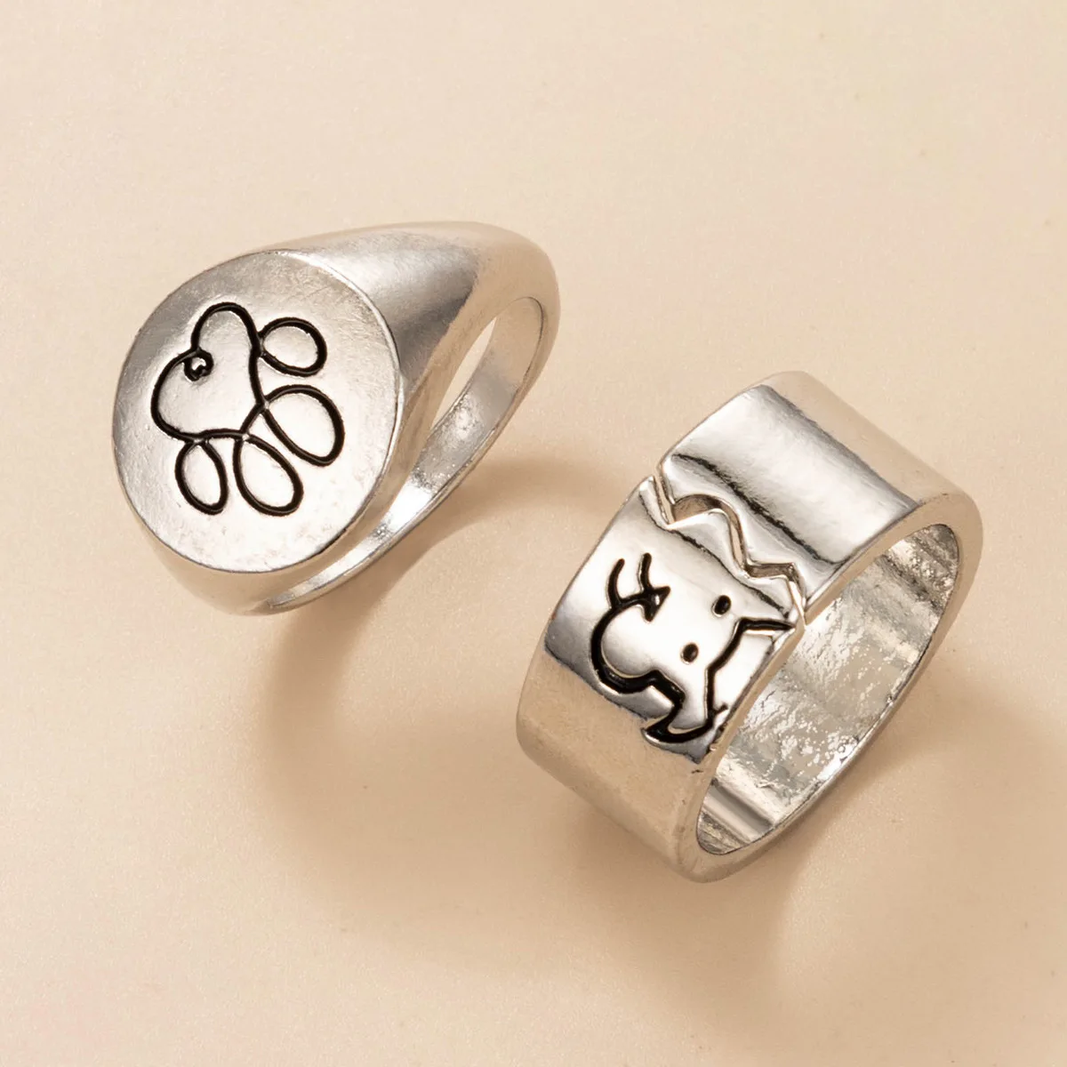 

Cute Animal Fox Single Ring for Women Men Shiny Crystal Stone Pig Fox Butterfly Alloy Metal Party Jewelry кольца