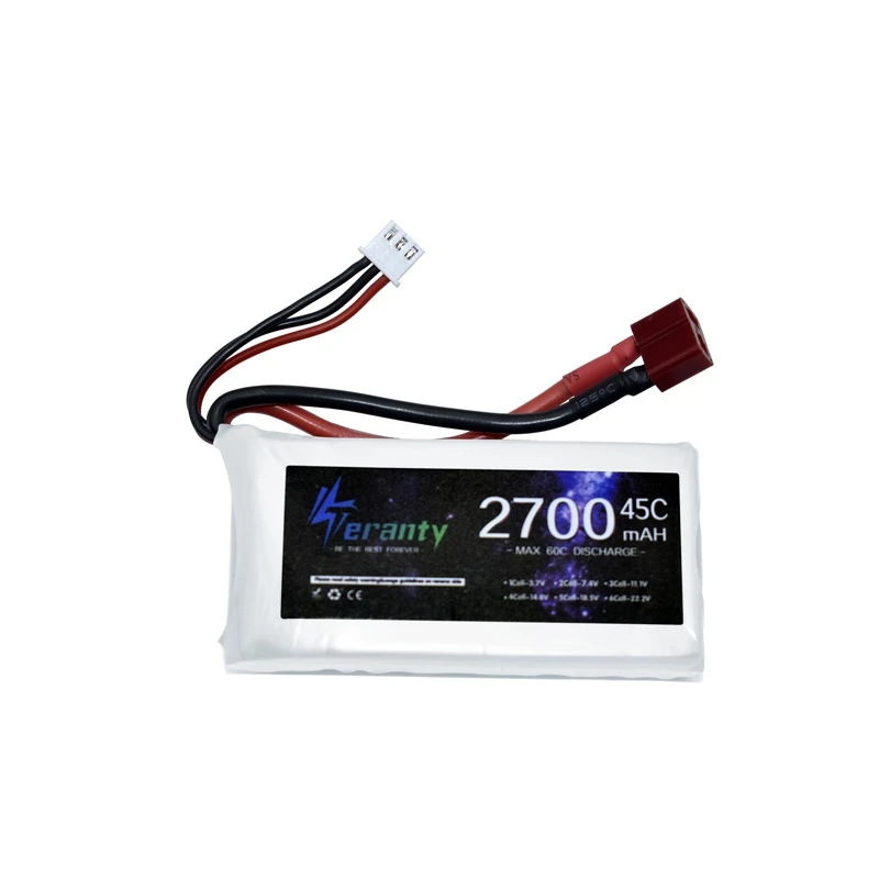 Литий-полимерный аккумулятор для радиоуправляемого автомобиля 7 4 В 2700 мАч макс.