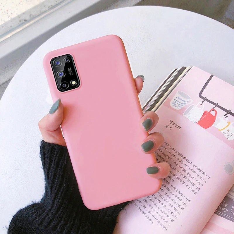 

case for realme 7 pro 5G cover coque cases caps funda thin matte soft tpu cute color no fingerprint protective shell