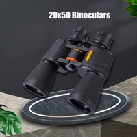 hd powerful binoculars high magnification 20x50 long range telescope waterproof low light night vision telescope for hunting