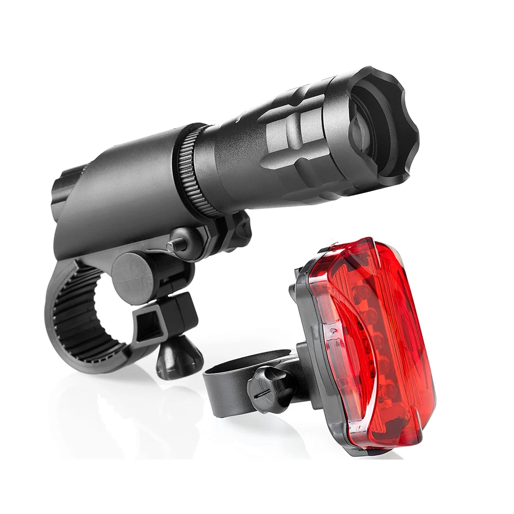 

3 Modes Bicycle Bike Light Led Cycling Front Rea Light Taillights Waterproof Cycling Lamp Torch Zoom Bike Flashlight