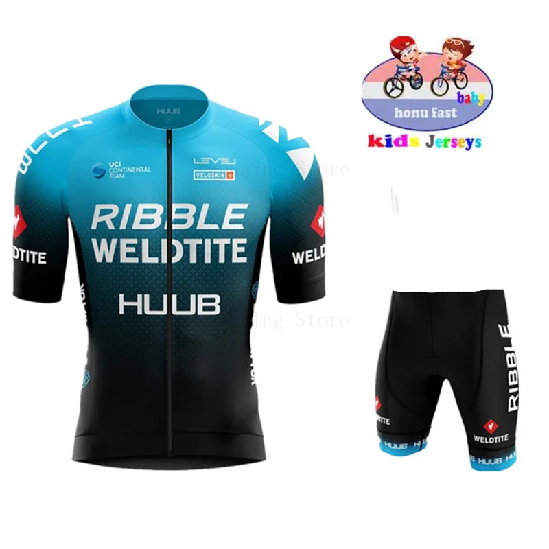 

HUUB 2021 Летний Новый детский велосипедный комплект из Джерси с коротким рукавом велосипедная Одежда MTB Ropa Ciclismo велосипедная одежда спортивны...