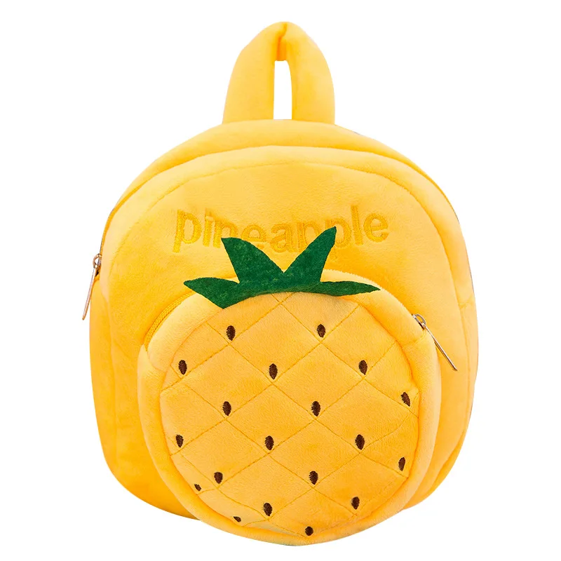 Фруктовая форма детская школьная сумка Плюшевые Рюкзаки мини школьный детский