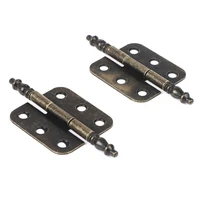 new 4pcs antique bronze cabinet hinges furniture accessories jewelry boxes 7135mm small hinge fittings hardware connectors