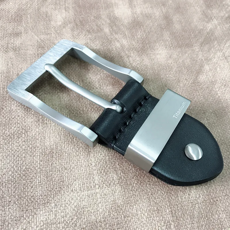 Пряжка для ремня из чистого титана металлическая деловая TA1 мужская и женская