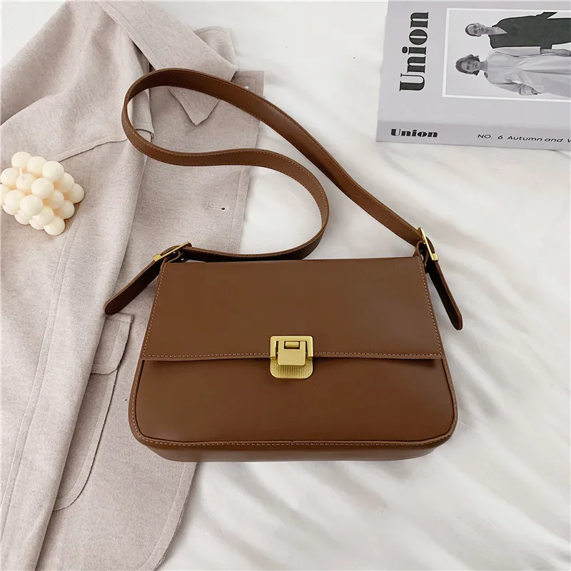 

High-quality Retro Handbags Fashion All-match Shoulder Bag 2021 New Simple Ladies Messenger Bag Korean Casual Small Square Bag