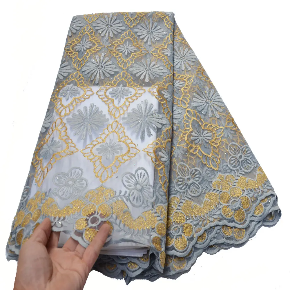 

African Lace Fabric High Quality Brocade Lace French Nigerian Lace Fabrics For Bride Women Wedding Party Dress Sewing FN012