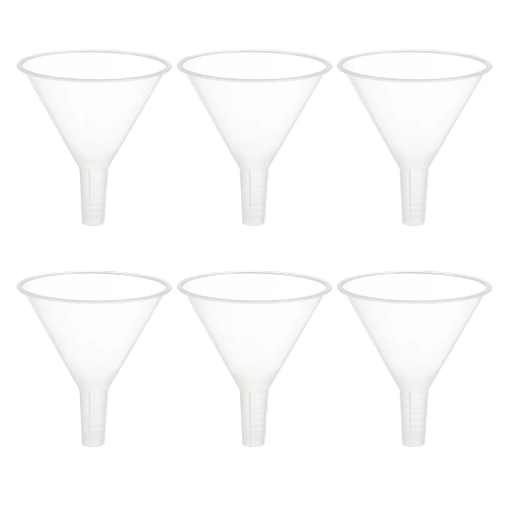 

6Pcs Liquid Oil Funnel Liquid Transfer Funnel Durable Funnel Kitchen Funnels