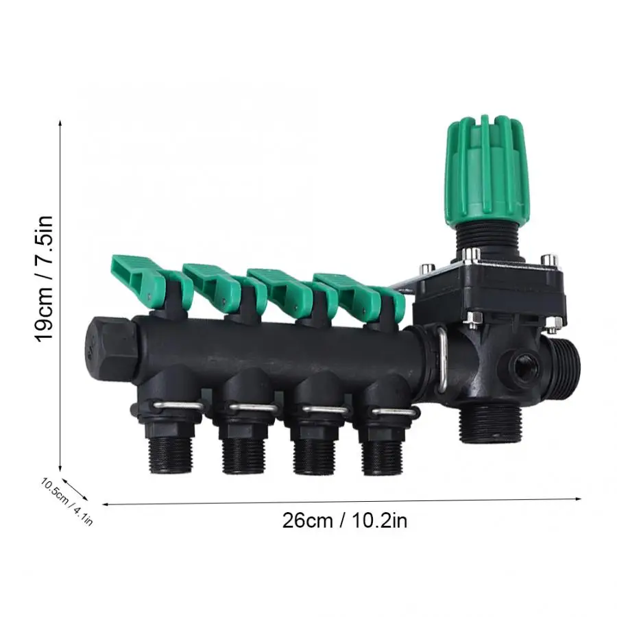 4 ходовой разветвитель распылителя воды сельскохозяйственный садовый