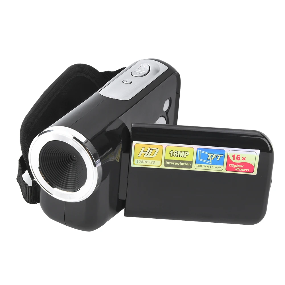 

Portable Children Kids 16X HD Digital Video Camera Camcorder with TFT LCD Sceen Blackchildren