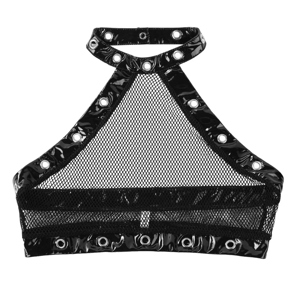 Пикантные женские прозрачные прозрачная в крупную сетку нижнего белья с лямкой