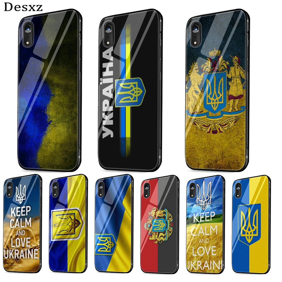 Мобильный чехол для телефона стекло iPhone 6 6s 7 8 Plus 11 Pro X XR XS Max 5 5S SE крышка флаг