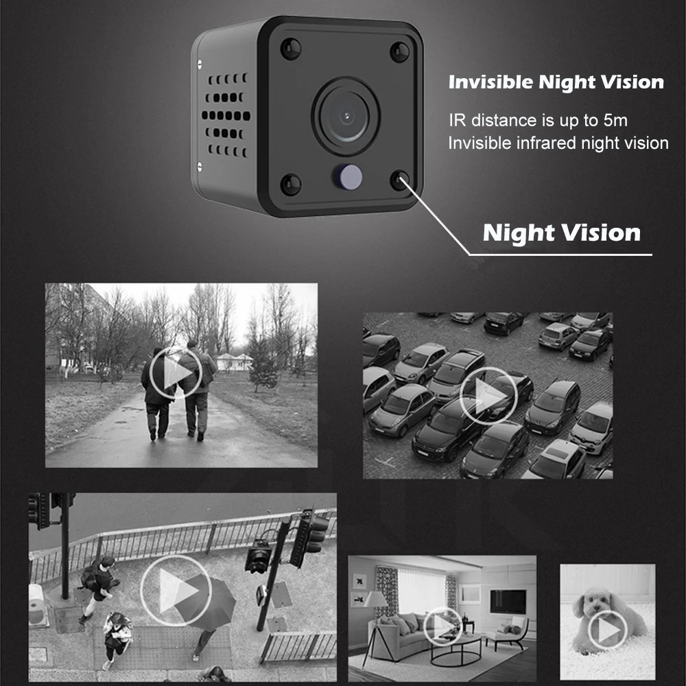 Tuya Мини Wifi камера 1080P умный дом Безопасность детский монитор 140 градусов широкий угол беспроводной мини IP камера Встроенный аккумулятор лучший