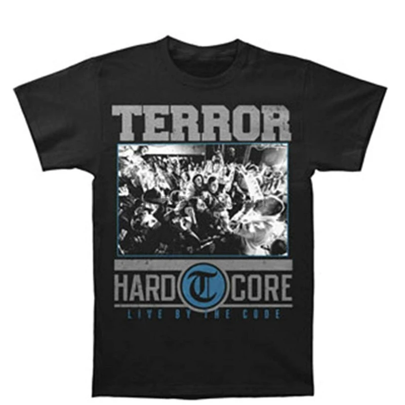 

Victory Records Terror Band Hardcore Photo Logo T Shirt Printed T Shirt Pure Cotton Men