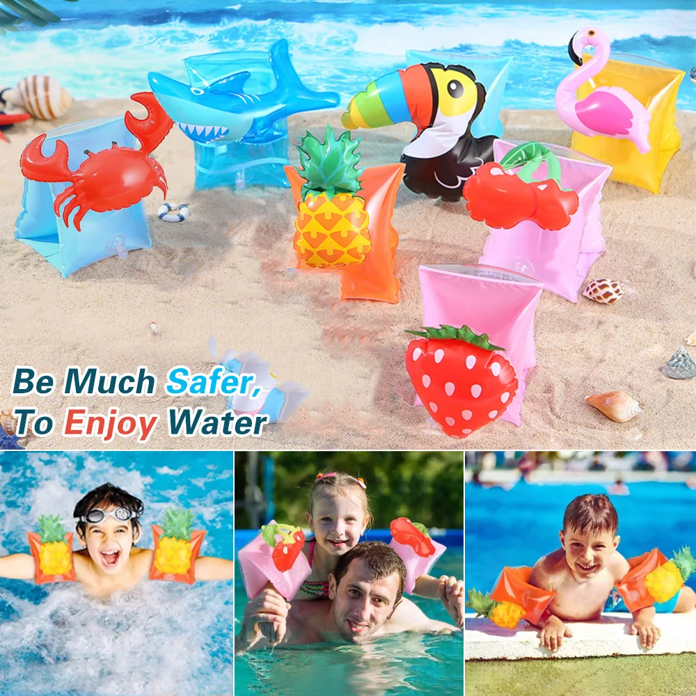 1 пиар надувные повязки для детей летние водные игрушки милые животные плавающие