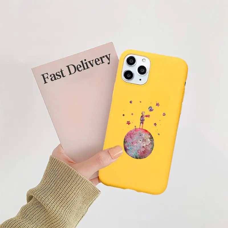 

Little Prince Phone Case Candy Color for iPhone 11 12 mini pro XS MAX 8 7 6 6S Plus X SE 2020 XR