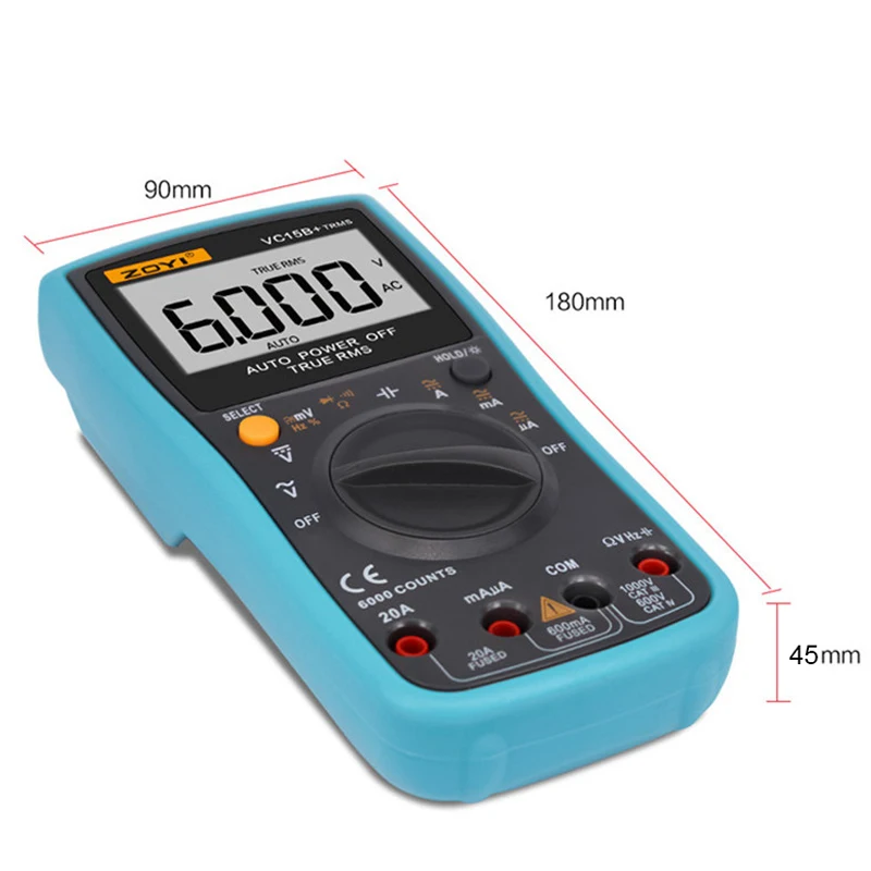 Цифровой мультиметр VC15B + 6000 отсчетов|Мультиметры| |