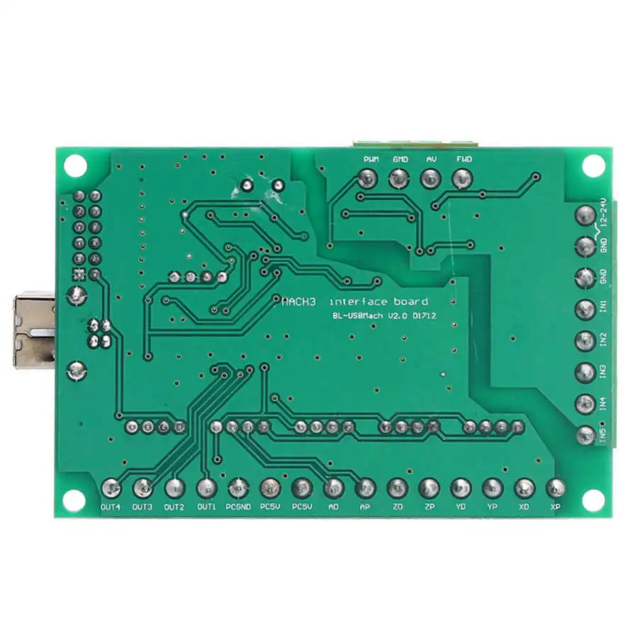 Плата драйвера CNC USB MACH3 100 кГц ветвь 5 осевой порт карта управления движением 12 24 В