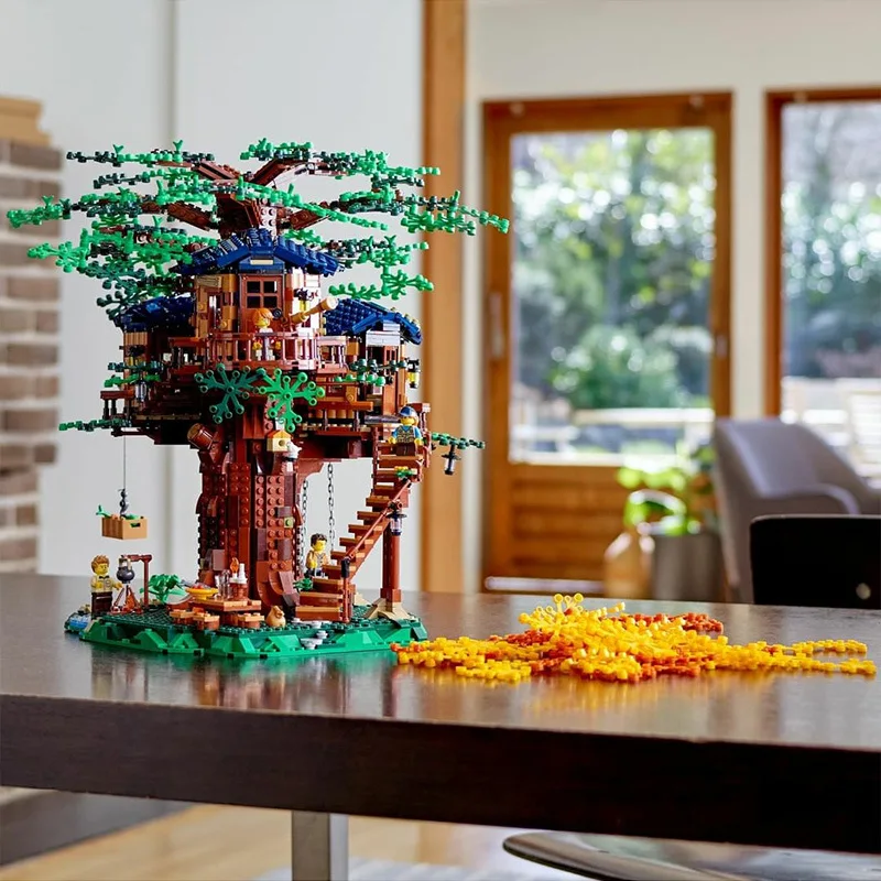 Новинка 3000 шт + домик на дереве самые большие идеи Legoed 21318 модель строительные