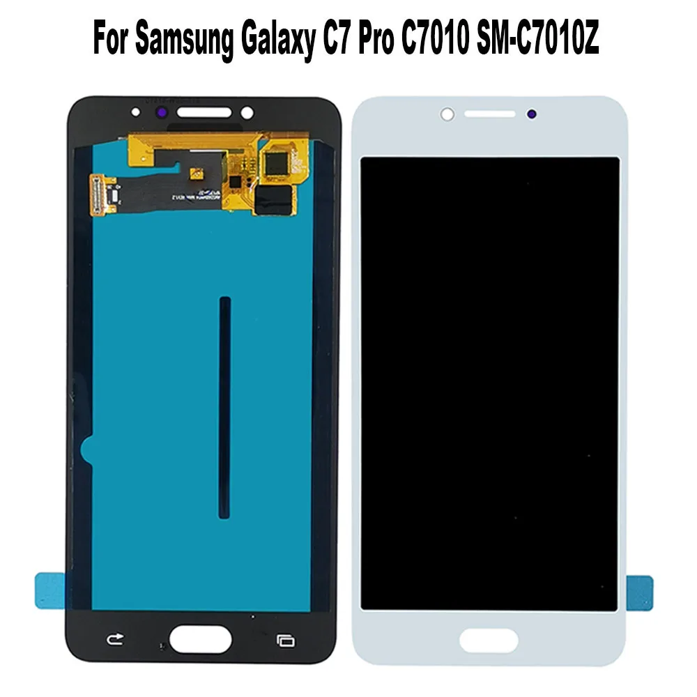ЖК дисплей с сенсорным датчиком и дигитайзером в сборе для Samsung Galaxy C7 Pro C7010 SM C7010Z