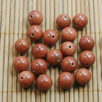 natural round loose spacer gold sandstone beads for jewelry making diy handmade bracelet 4 6 8 10mm