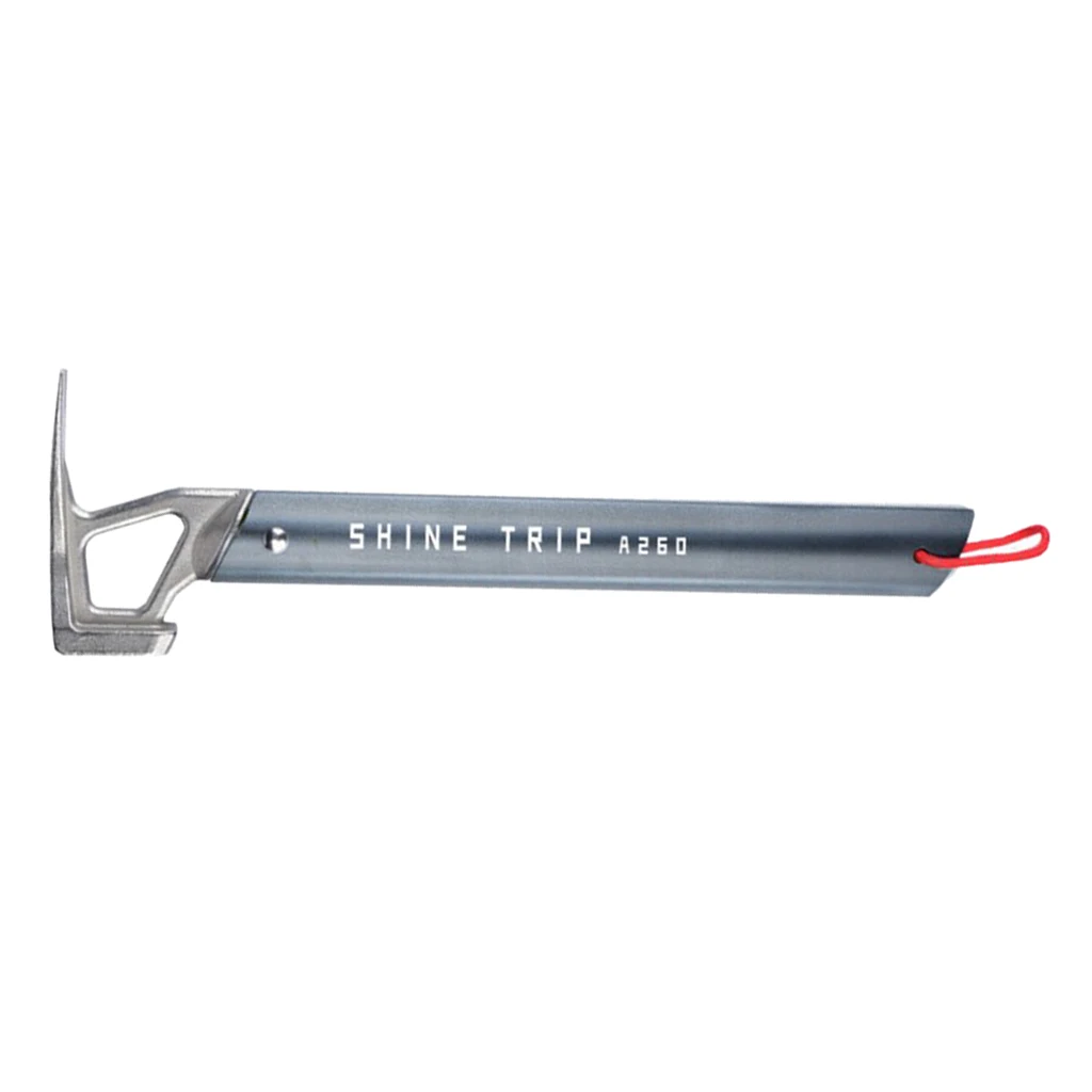 

Stainless Steel Hammer Tent Peg Stake Puller Camping Hiking Tent Ground Nail