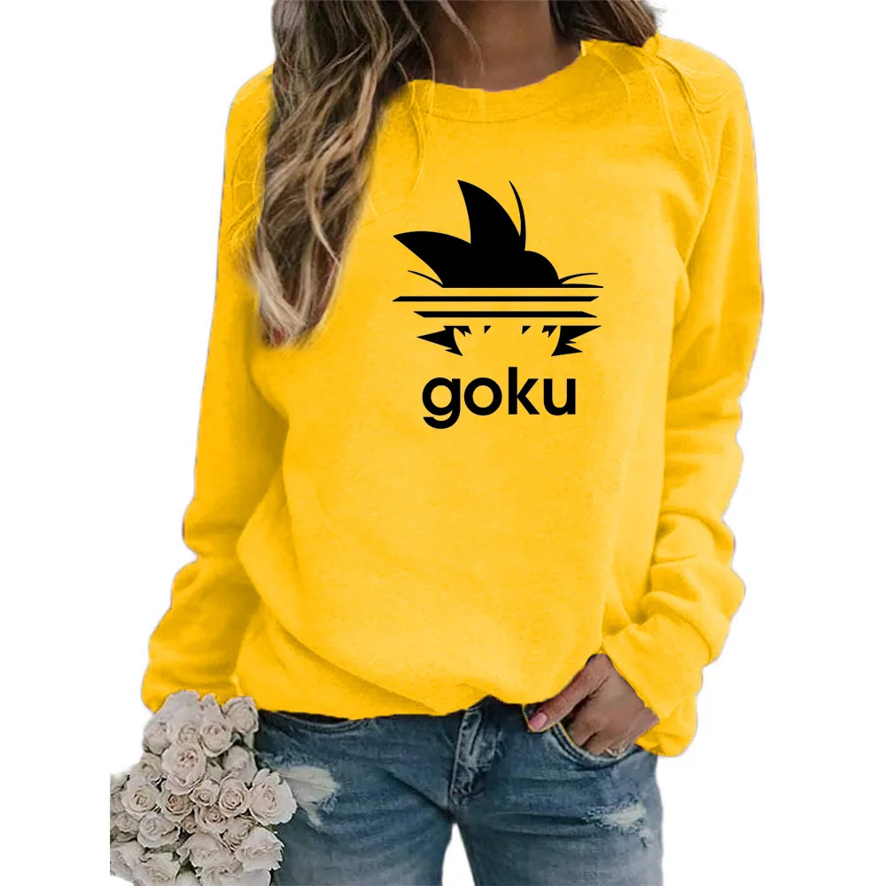 

2021 Spring and Autumn Women's Top Large Size Casual Top Sports Printed Round Neck Sweater Casual DAFIFY