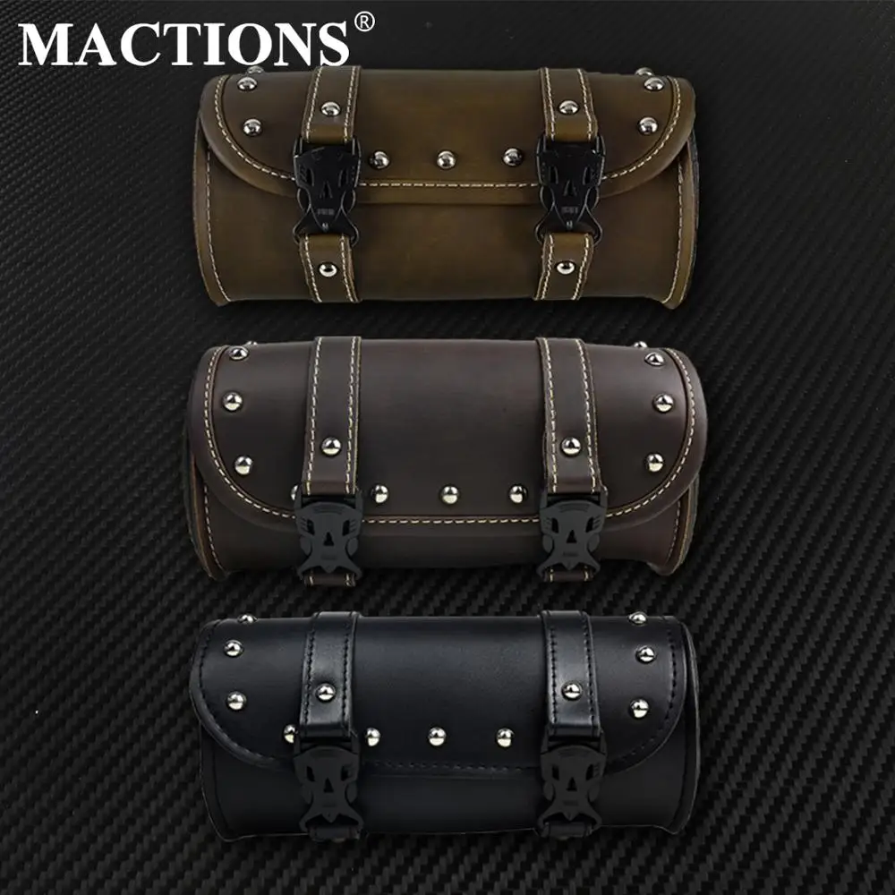Мотоциклетные седельные сумки из искусственной кожи боковая сумка для