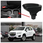Контейнер для хранения Для Chevrolet Trax Tracker  Trax 2013-2017, подлокотник, подлокотник, центральная консоль, вращающийся на 2014, 2015, 2016