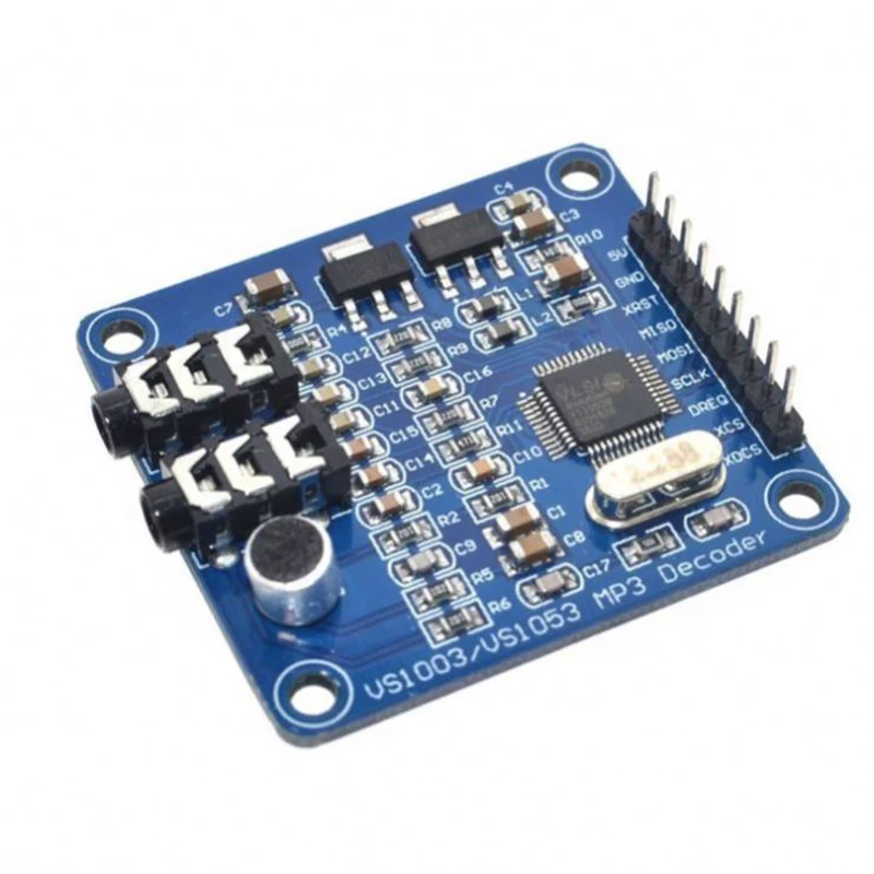 

VS1003 VS1003B MP3 модуль декодирования содержащий микрофоны STM32 микроконтроллер макетная плата аксессуары