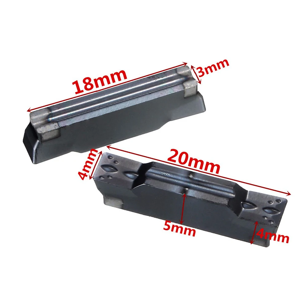 

New 10Pcs MGMN400-M Carbide Inserts 4.0mm Lathe Cutter Turning Tool Parting and Grooving Tool Parting off