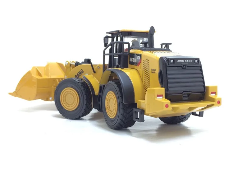 1:50 загрузчик Строительная техника бульдозер из сплава грузовики игрушки для