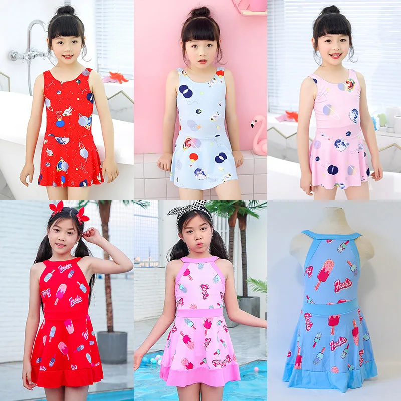 Купальный костюм для девочек специальное предложение милое детское платье