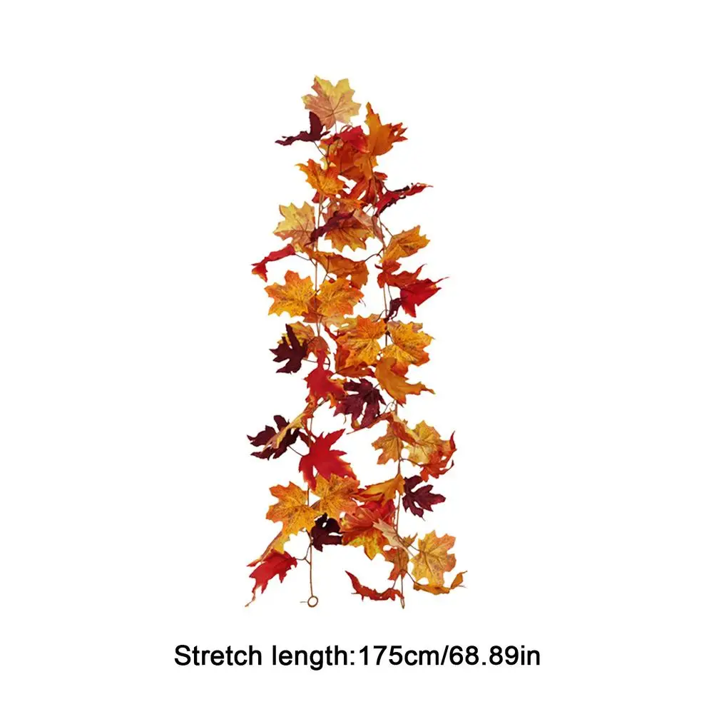 Искусственная лоза из кленового листа 175 см домашний декор для стены