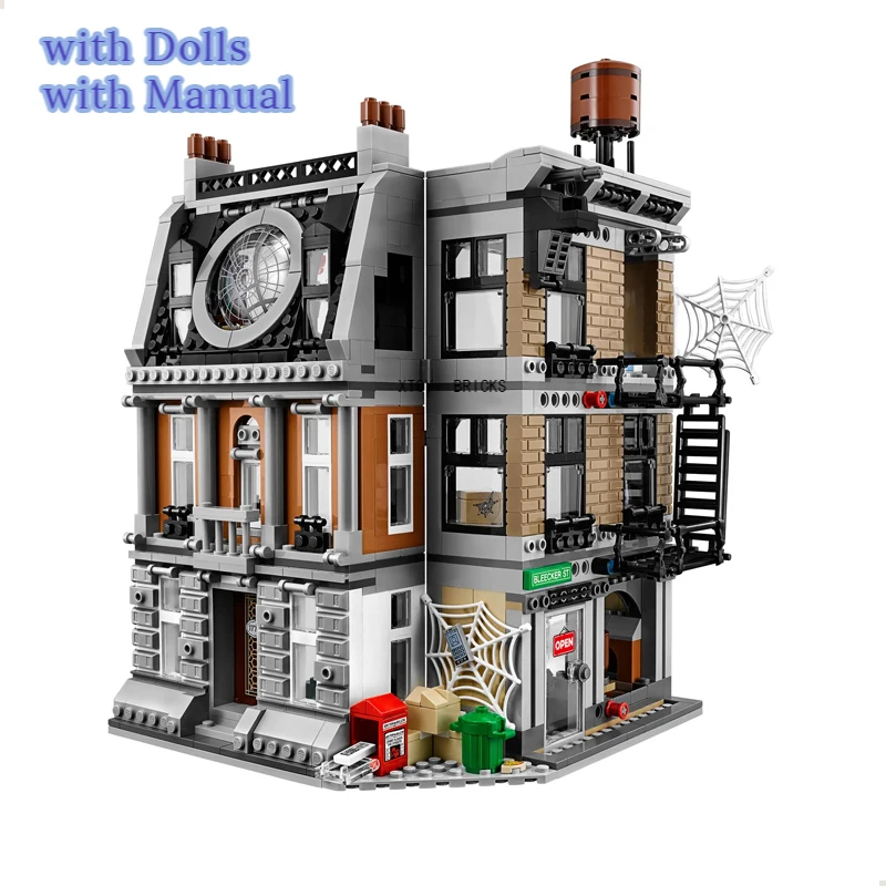 

bela 1072PCS 10840 Sanctum Doctor House Building Blocks with Figures Compatible 76108 Bricks DIY Toys for Children